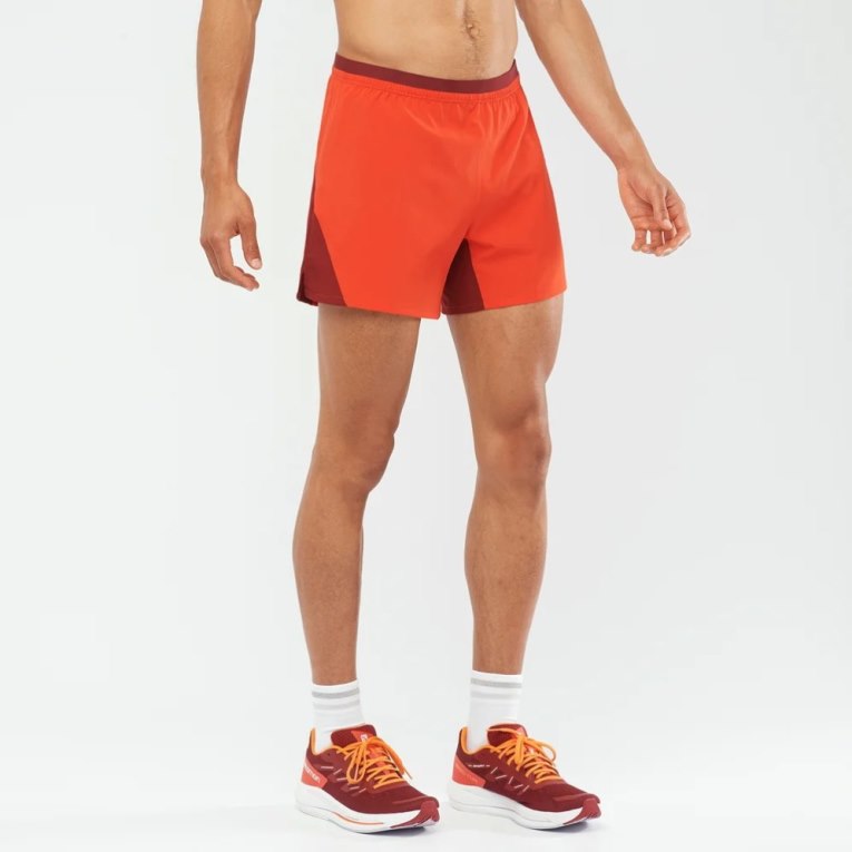 Bermudas Salomon Cross 5\'\' Hombre Rojos | MX VEIC382